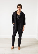 Neoprene Flower Coat in Black - gstuffpro.com