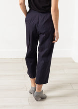 Wide Cropped Trouser in Navy - gstuffpro.com