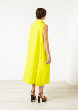 Balloon Cotton Dress in Yellow - gstuffpro.com
