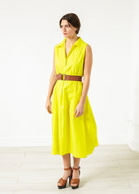 Balloon Cotton Dress in Yellow - gstuffpro.com