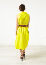 Balloon Cotton Dress in Yellow - gstuffpro.com