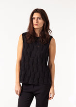 Zip Back Circle Blouse in Black - gstuffpro.com
