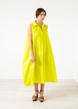 Balloon Cotton Dress in Yellow - gstuffpro.com
