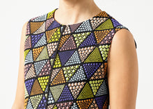 Triangle Sleeveless Dress in Multi - gstuffpro.com
