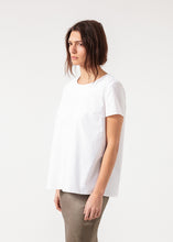 Pleat Back Blouse in White - gstuffpro.com