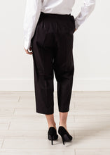 Wide Cropped Trouser in Black - gstuffpro.com
