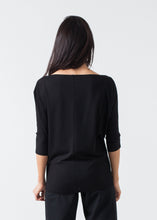 Boat Neck Top in Black - gstuffpro.com