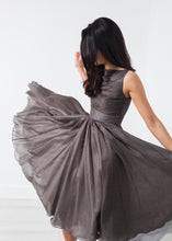 Voile Dress in Grey Pearl - gstuffpro.com