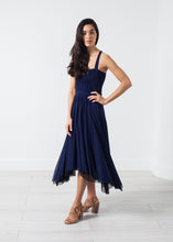 Ruched Party Dress in Navy - gstuffpro.com