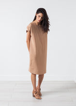 Philomene Dress in Camel - gstuffpro.com
