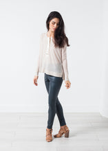 Elenaso Leather Trouser in Cool Grey - gstuffpro.com