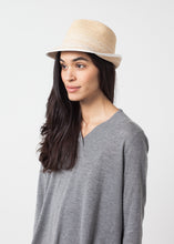 Washboard Hat in Straw/White - gstuffpro.com