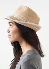 Washboard Hat in Straw/White - gstuffpro.com