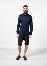 Scotland Button-Up in Navy - gstuffpro.com