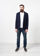 Cotton Jacket in Navy - gstuffpro.com