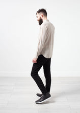 Patterned Button Up in Beige - gstuffpro.com