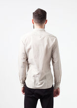 Patterned Button Up in Beige - gstuffpro.com