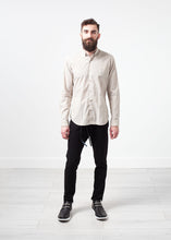 Patterned Button Up in Beige - gstuffpro.com