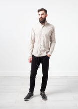 Patterned Button Up in Beige - gstuffpro.com