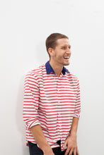 Luke Shirt in Red Stripe - gstuffpro.com