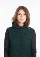 Boucle Turtle Neck in Green/Black - gstuffpro.com