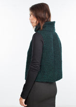 Boucle Turtle Neck in Green/Black - gstuffpro.com
