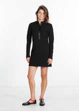 Fleece Jersey Dress in Black - gstuffpro.com