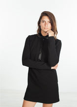 Fleece Jersey Dress in Black - gstuffpro.com