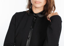 Fleece Jersey Dress in Black - gstuffpro.com