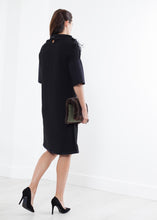 Ostrich Plume Dress in Black - gstuffpro.com