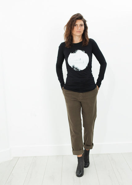 Sueded Cotton Pant in Khaki - gstuffpro.com