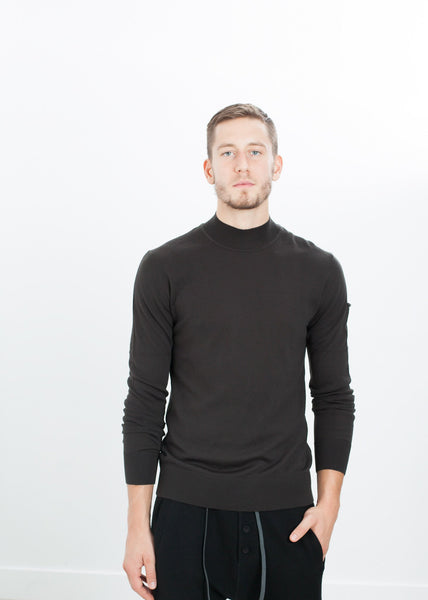 Merino Knit Turtleneck in Cavern - gstuffpro.com