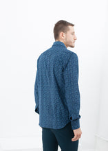 Western Arkansas Button-Up in Blue Floral - gstuffpro.com