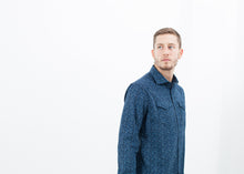 Western Arkansas Button-Up in Blue Floral - gstuffpro.com