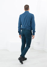 Diamond Weave Trouser in Sky - gstuffpro.com