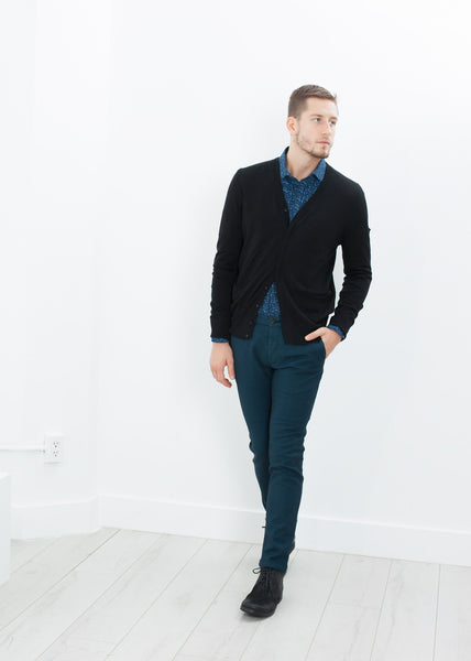 Diamond Weave Trouser in Sky - gstuffpro.com