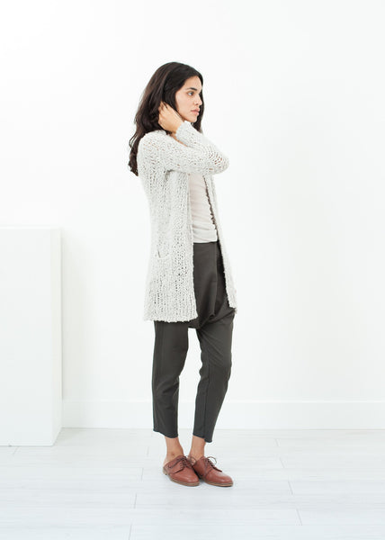 Bulk Stitch Cardigan in Cloud - gstuffpro.com