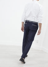 Sinclair Trouser in Navy Stripe - gstuffpro.com