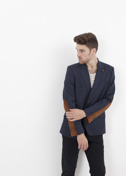Swift Low Blazer in Navy - gstuffpro.com