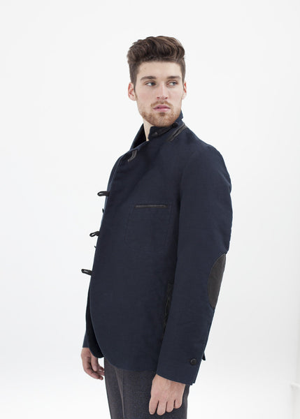 Taurin Jacket in Navy - gstuffpro.com