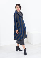 Petale Coat in Silver/Blue - gstuffpro.com