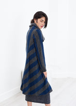 Petale Coat in Silver/Blue - gstuffpro.com