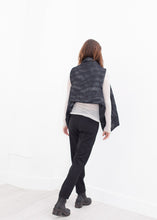 Quilted Mesh Waistcoat in Black/White - gstuffpro.com