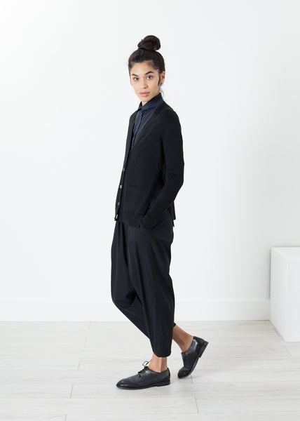 Square Cardigan in Black - gstuffpro.com