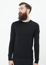 Button Shoulder Pullover in Black - gstuffpro.com