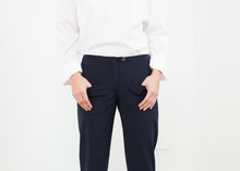 Patch Pocket Pant in Navy - gstuffpro.com