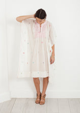 Floral Tent Dress in White - gstuffpro.com