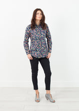 Long Sleeve Blouse in Black/Floral - gstuffpro.com