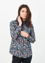 Long Sleeve Blouse in Black/Floral - gstuffpro.com
