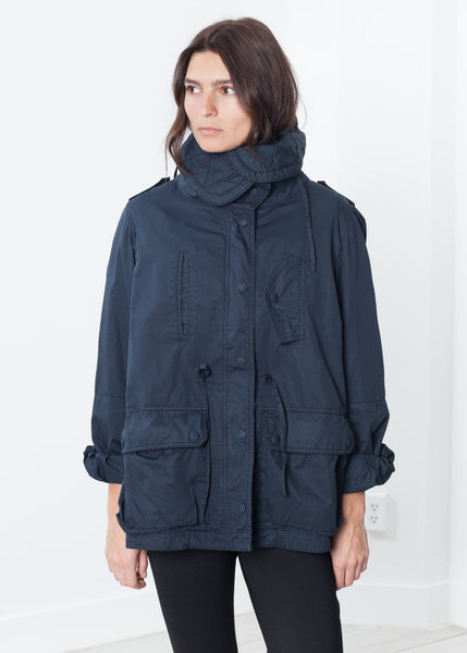 Marquee Coat in Steel - gstuffpro.com